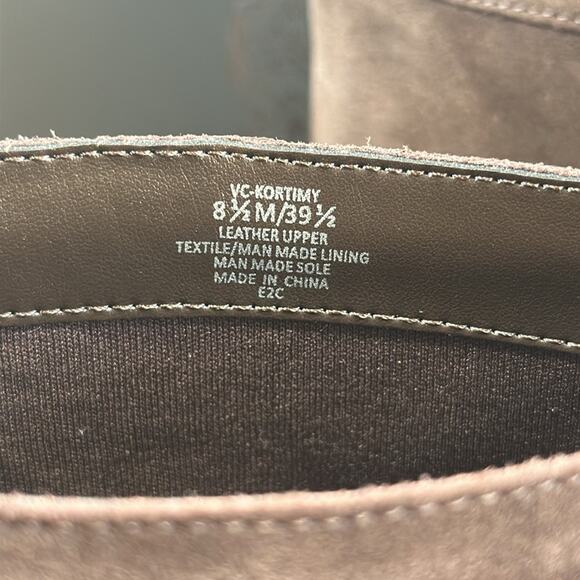 Vince Camuto Kortimy Water Repellent Suede Mid Shaft Boots Size 8.5 - Picture 7 of 11